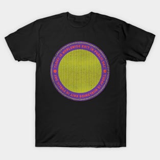 Today is Worldwide Knit in Public Day Badge T-Shirt